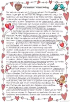 Vorschau - Arbeitsblätter - Valentinstag Hörweg, Sachtext, Hörübung, Sachunterricht, Deutsch, Klasse 2, Klasse 3, Klasse 4 - Seite 2