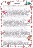 Vorschau - Arbeitsblätter - Valentinstag Leseweg, Lesetraining, Sachtext, Sachunterricht, Deutsch, Klasse 3, Klasse 4 - Seite 2