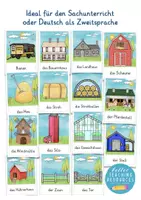 Vista previa - Unidades / Secuencias / Situaciones de Aprendizaje - Deutsch Bildkarten - Alemán tarjetas de imágenes de la granja – vocabulario en clases de DaZ - página 2