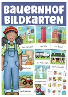 Vorschau - Poster - Bauernhof Wortschatz - Bildkarten für den Sachunterricht und Deutsch als Zweitsprache - Deckblatt