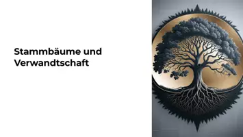 Vorschau - Fördermaterial/Inklusion - Präsentation: Stammbäume und Verwandtschaft – als PDF und PowerPoint-Datei - Seite 1