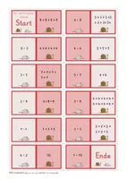 Vorschau - Stationenlernen - Domino Multiplikations- und Additionsaufgabe zuordnen - Seite 2