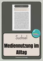 Vorschau - Stundenentwürfe - Mediennutzung im Alltag - Suchsel - Deckblatt