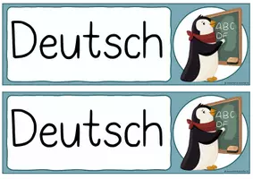 Vorschau - Poster - Pinguinklasse- Tagestransparenz/ Stundenplan - Seite 3