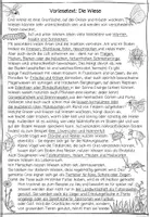 Vorschau - Arbeitsblätter - Wiese Hörweg Sachunterricht, Sachtext, Hörverstehen, Hörverständnis - Seite 3