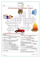 Vorschau - Spiele - Crossword Past Perfect - Seite 1