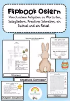 Vorschau - Arbeitsblätter - Flipbook Ostern - Deckblatt