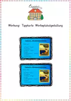 Vorschau - Merkblätter - Werbung: Plakatgestaltung Tippkarte (Hilfestellung) - Deutsch - Kl. 3/4 - Deckblatt