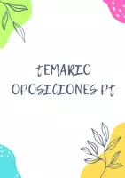 Vista previa - Unidades / Secuencias / Situaciones de Aprendizaje - TEMARIO COMPLETO OPOSICIONES PT - Portada