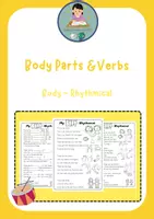Vorschau - Arbeitsblätter - Body Parts and Verbs - Rhythmical - Deckblatt