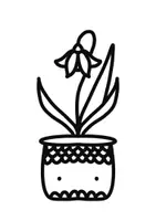 Vorschau - Mal- und Bastelvorlagen - Fensterbilder: Blumen und Frühblüher, Malvorlagen - Seite 3