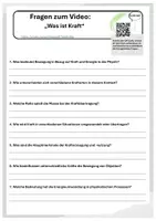 Vorschau - Arbeitsblätter - Was ist Kraft - Deckblatt