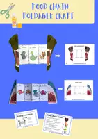 anteprima - Materiale di supporto/inclusione - FOOD CHAIN FOLDABLE CRAFT - Pagina di copertina