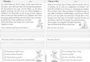 Vorschau - Stationenlernen - Lesen | Leseverstehen | Frühling | Klasse 1-4 - Seite 2