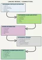 Vorschau - Merkblätter - Linking words for writing tasks - Englisch Oberstufe - Seite 1