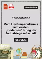 Vorschau - Arbeitsblätter - Materialpaket: Vom Hochimperialismus zum modernen Krieg – Expansion, Herrschaft und Widerstand als PDF-, PowerPoint- und Word-Dateien - Seite 1