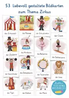 Aperçu - Présentation / Support pour le tableau - im ZIRKUS Deutsch Bildkarten Allemand - Page 1