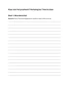 Vorschau - Arbeitsblätter - klaar voor het proefwerk? herhaling les 7 veel te doen. Inkl. Hörtext - Seite 1