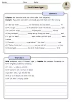 Vorschau - Arbeitsblätter - If-Clause type I - Seite 2