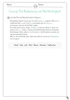 Vorschau - Arbeitsblätter - Bedeutung von Nachhaltigkeit - Emotionaler Zugang + Bildimpulse - Seite 2