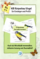Vorschau - Mal- und Bastelvorlagen - Materialpaket heimische Vögel am Futterhaus (Winter) - Seite 1