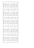 Vorschau - Arbeitsblätter - Lernwort muss - Deckblatt