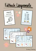 Vorschau - Arbeitsblätter - Faltbuch - Längenmaße - Deckblatt
