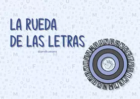 Vista previa - Juegos / Gamificación - LA RUEDA DE LAS LETRAS - página 1