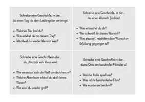 Vorschau - Aufgabenkarten - Kreative Schreibanlässe: Geschichten erfinden - Seite 3