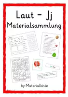 Vorschau - Spiele - Materialsammlung zum Buchstabe Jj - Deckblatt
