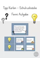 Vorschau - Arbeitsblätter - Tipp Karten Fermi-Aufgabe Klasse 3-4 - Deckblatt