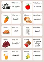 Vorschau - Spiele - I have - Who has Food Vocabulary Game - Seite 1