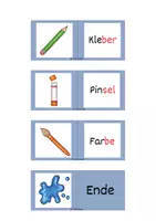 Vorschau - Spiele - Wörterdomino: Schule, 2 Versionen (Silbenschrift) - Seite 3