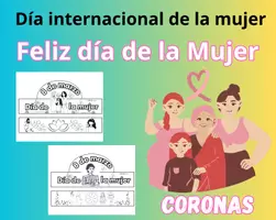 Vista previa - Manualidades / Dibujos para colorear - 8 de marzo día internacional de la mujer ( coronas) - Portada