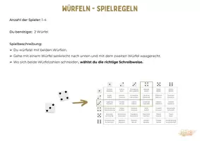 Vorschau - Spiele - Würfelspaß Rechtschreibung häufig falsch geschriebene Nomen Klasse 6 bis 8 - Seite 2