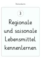 Vorschau - Arbeitsblätter - BNE: Regionale und saisonale Lebensmittel kennenlernen - Seite 1