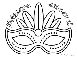 Vista previa - Manualidades / Dibujos para colorear - Free Carnival mask - página 2