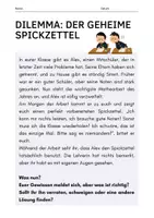 Vorschau - Stundenentwürfe - Gewissen und Verantworung - ein Dilemma + Unterrichsentwurf Ethik - Seite 1