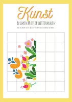 Vorschau - Arbeitsblätter - Kunst, Symmetriebilder, Blumenmuster weitermalen - Seite 1