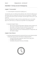 Vorschau - Stundenentwürfe - Unterrichtsmaterial: Wolfgang Borchert – „Die Küchenuhr“ – Arbeitsblätter & Hilfekarten für die 8./9. Klasse - Seite 1
