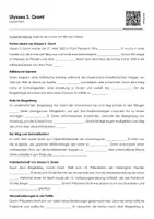 Vorschau - Arbeitsblätter - Ulysses S. Grant (Lückentext, Erklärvideo, Übungen) - Deckblatt