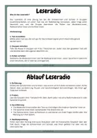 Vorschau - Merkblätter - Leseradio - Methode + Karteikarten - Deckblatt