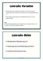 Vorschau - Merkblätter - Leseradio - Methode + Karteikarten - Seite 1