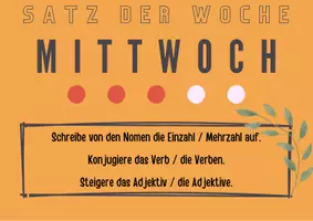Vorschau - Fördermaterial/Inklusion - Satz der Woche - Tafelmaterial - Seite 3