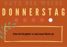 Vorschau - Fördermaterial/Inklusion - Satz der Woche - Tafelmaterial - Seite 3