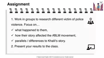 Vorschau - Arbeitsblätter - Research & presentation project: Victims of police brutality, their impact on the #BLM and connections to "The Hate U Give" - Seite 2