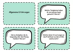 Vorschau - Stundenentwürfe - Praktikum Reflexionskarten/Gesprächskarten + Unterrichtsentwurf - Seite 3