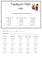 Vorschau - Anderer Materialtyp - Feedbackheft/Rückmeldeheft Verhalten Superheld*in - Seite 1
