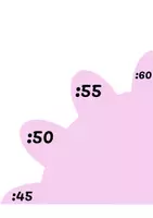 Vorschau - Anderer Materialtyp - Minutenanzeige für die Wanduhr - rosa - Seite 2