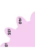 Vorschau - Anderer Materialtyp - Minutenanzeige für die Wanduhr - rosa - Seite 3
